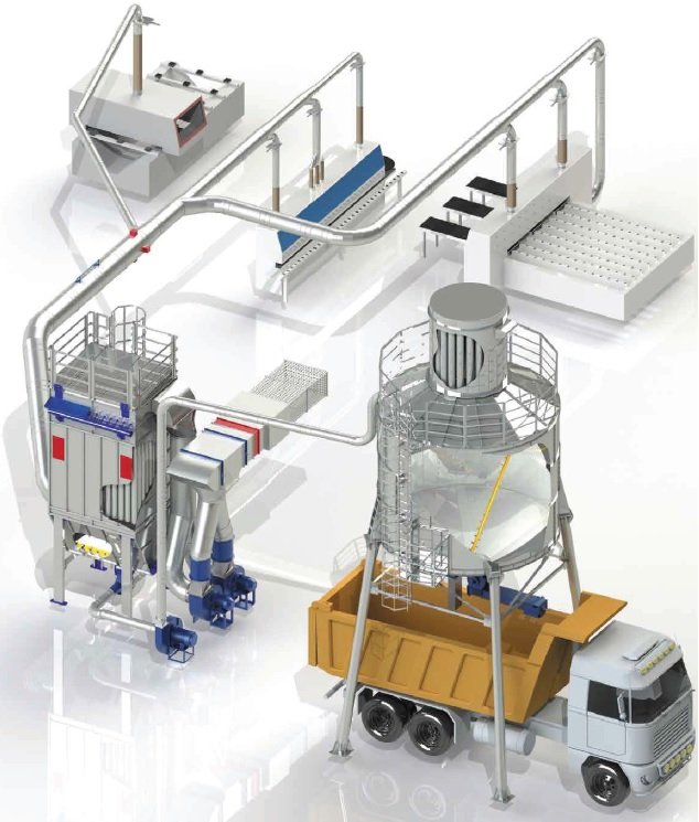 Sistemas de aspiración para empresas de carpintería y muebles | Aspiration systems for carpenters' and furniture enterprises